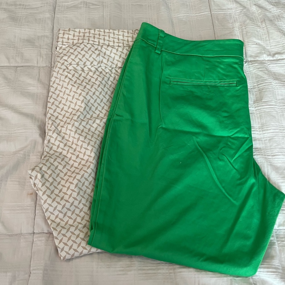 New York and co 7th ave ankle pants bundle of 2